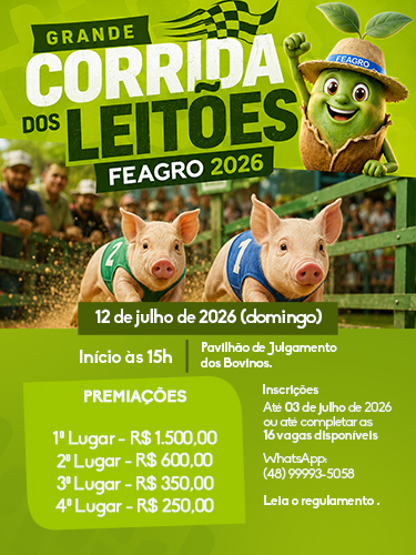FEAGRO – A força do agro nasce aqui – 09 a 12 de julho